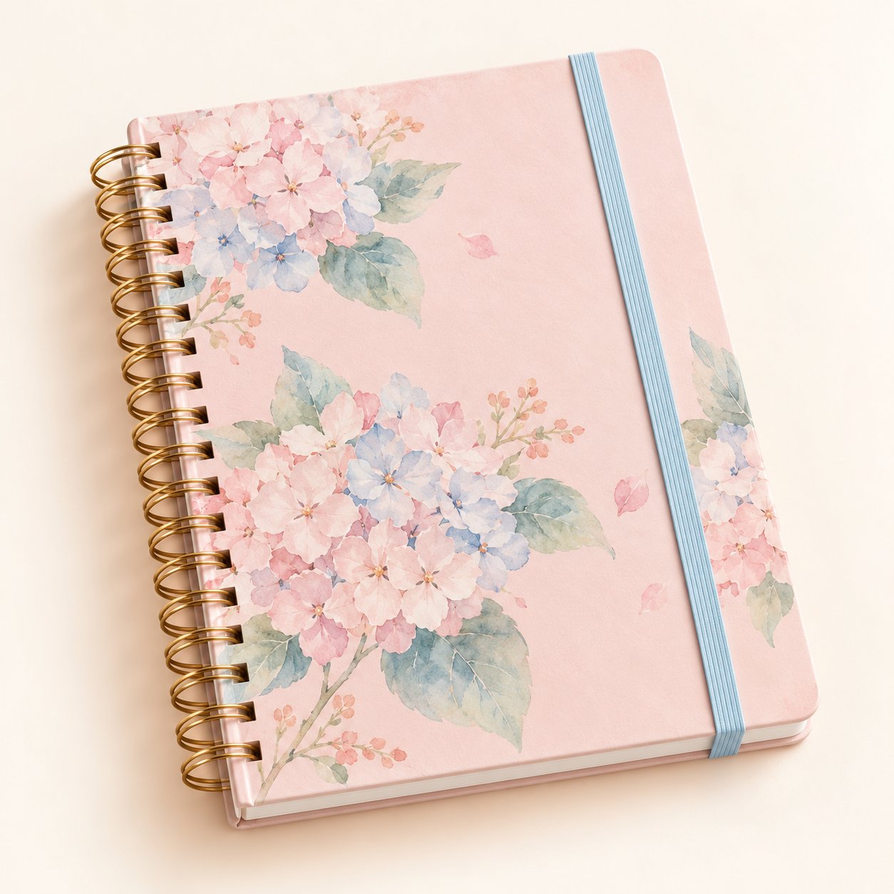 Blush Hydrangea Daily Planner